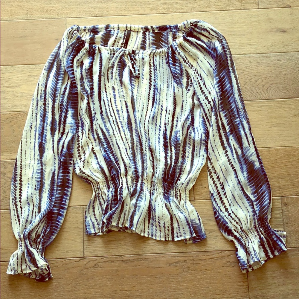 Sheer beach vibe top